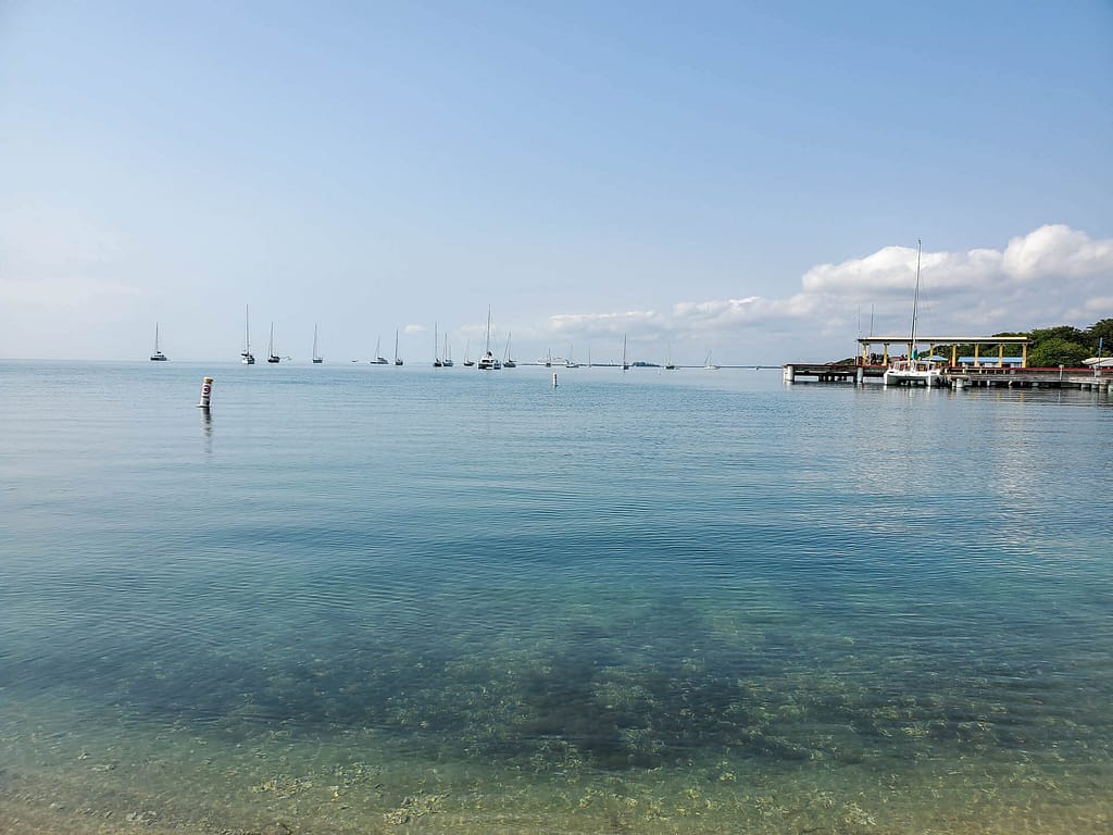 near pier