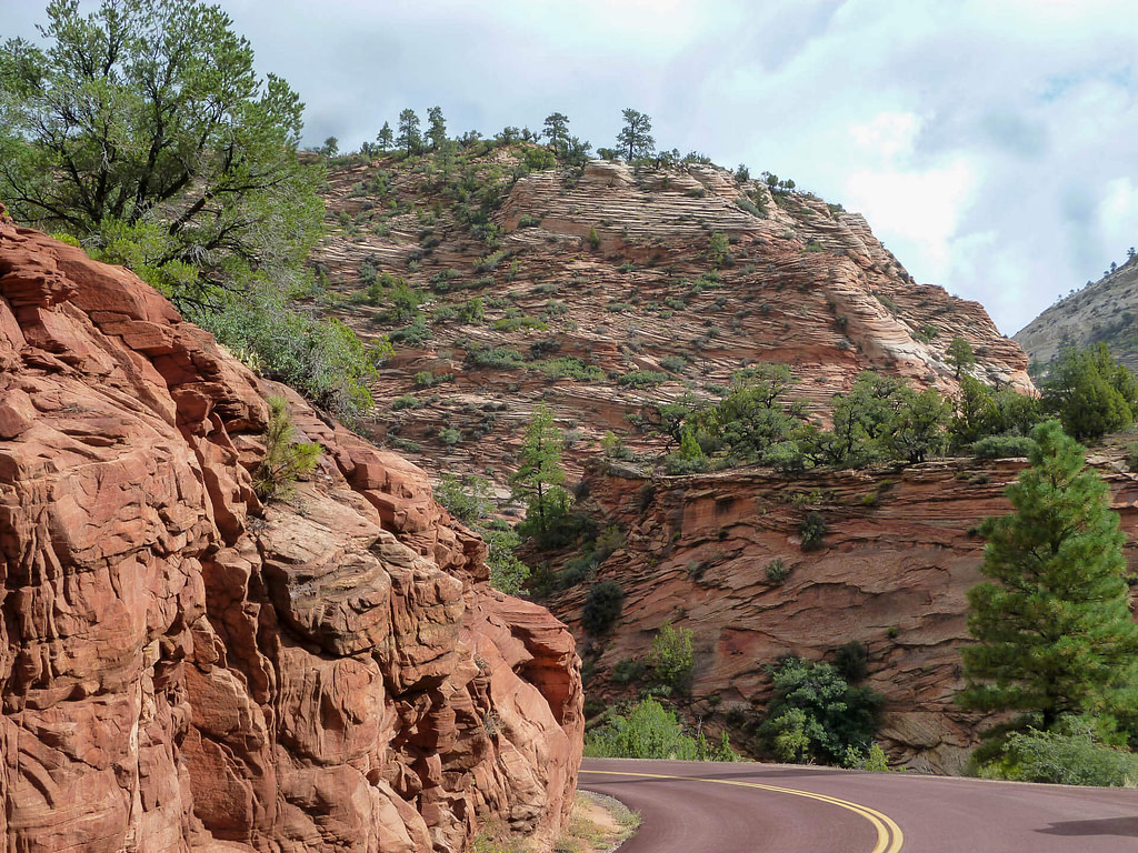 on the road to Bryce Canyon