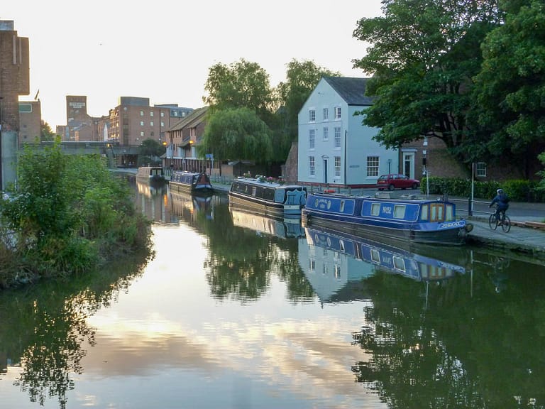 Chester canal in the early morning