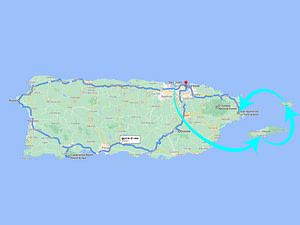 Puerto Rico map