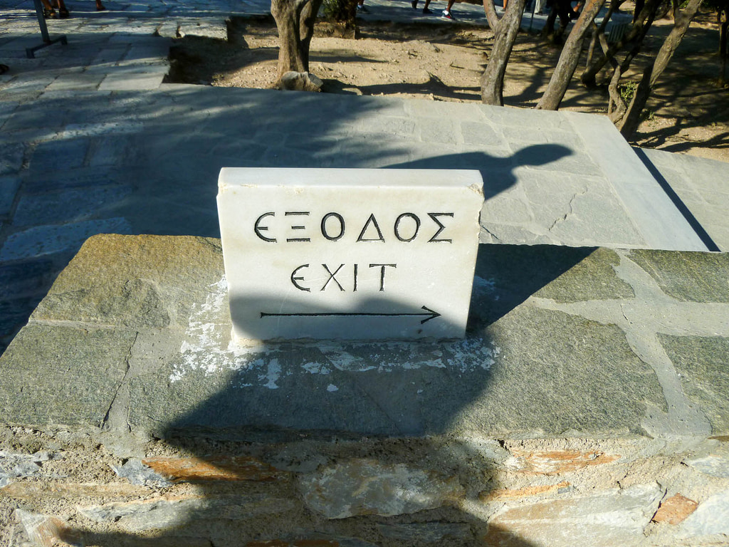 exit sign