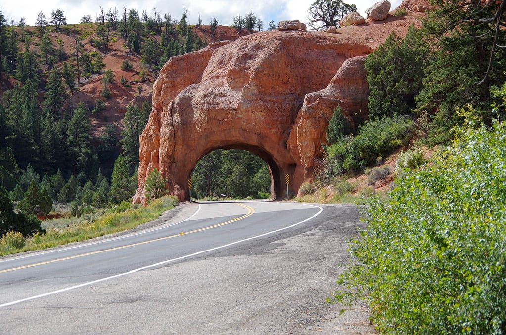 tunnel on road