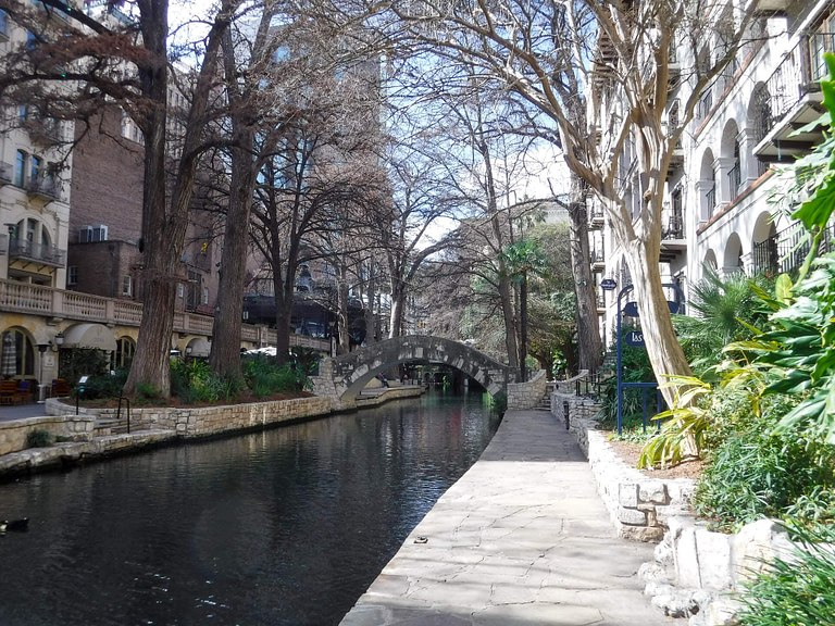 River Walk with bridge