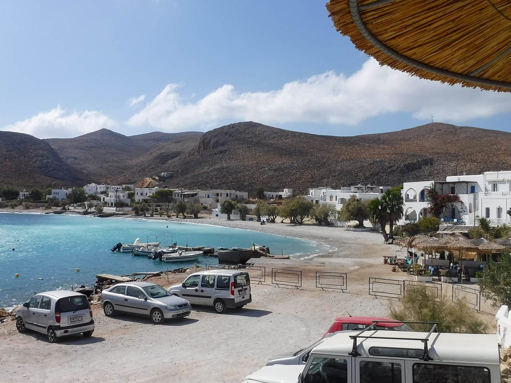 beach at Karavostasi