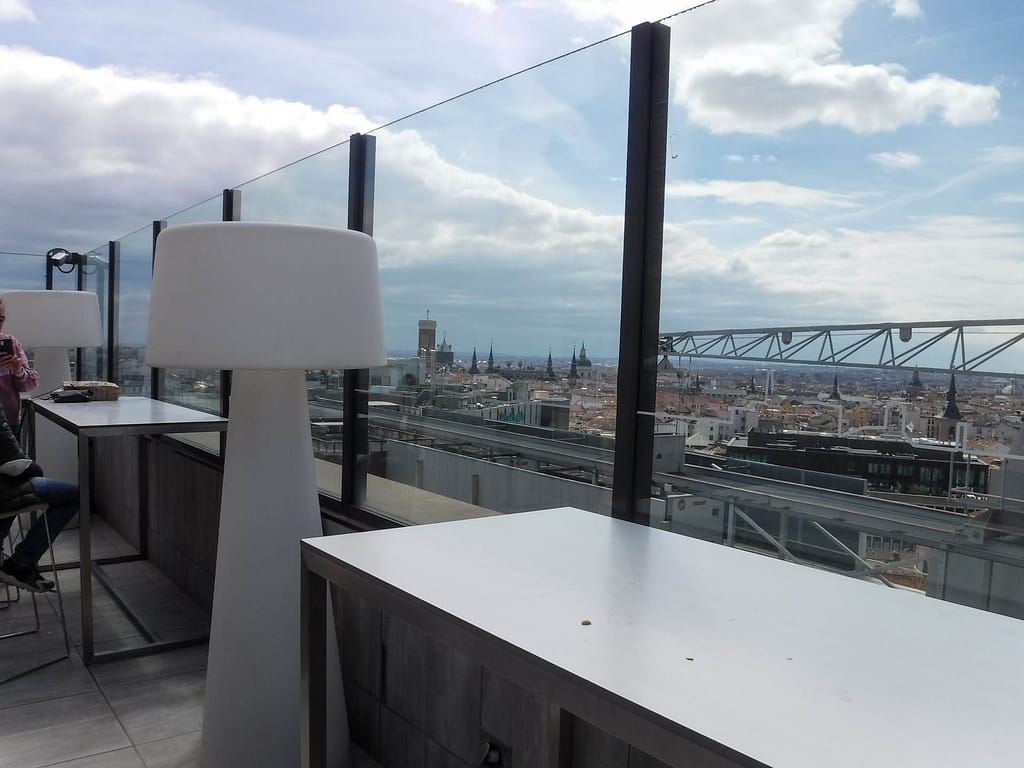 view from top of El Cortes Ingles