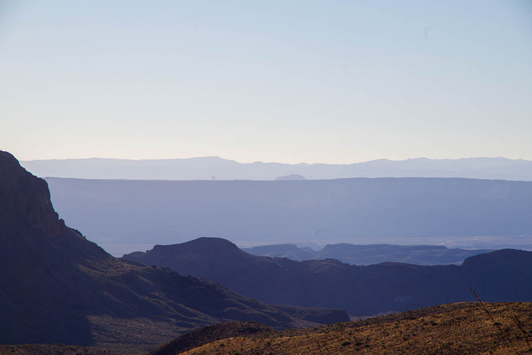 distant mountains