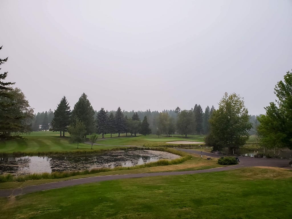 golf course view
