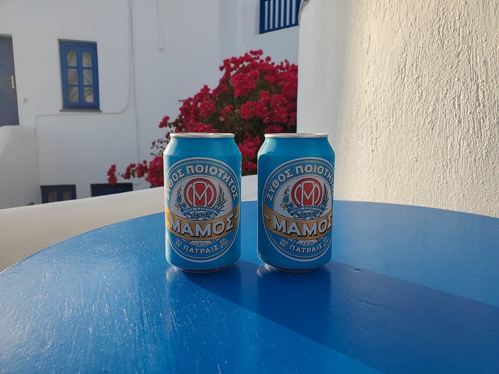 beer and bougainvillea