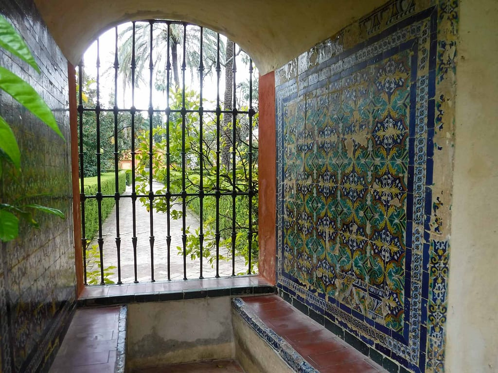 enclosed sitting area