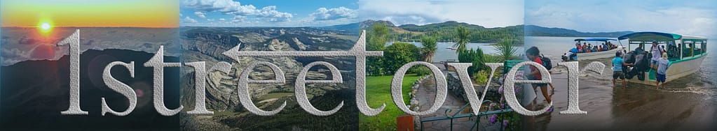 photo collage with textured logo