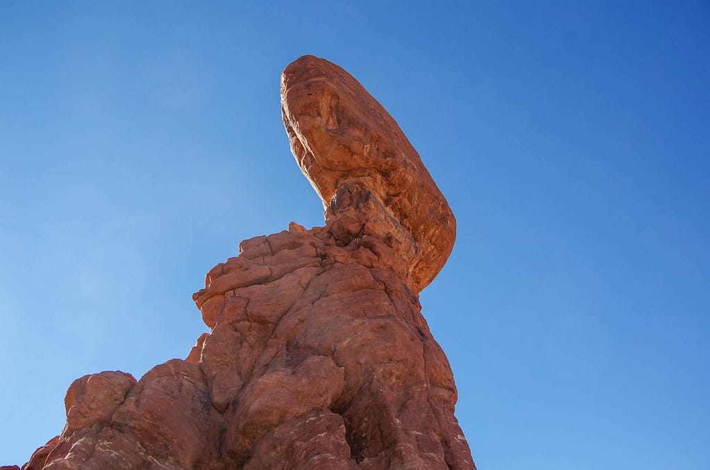 Balanced rock at Arches