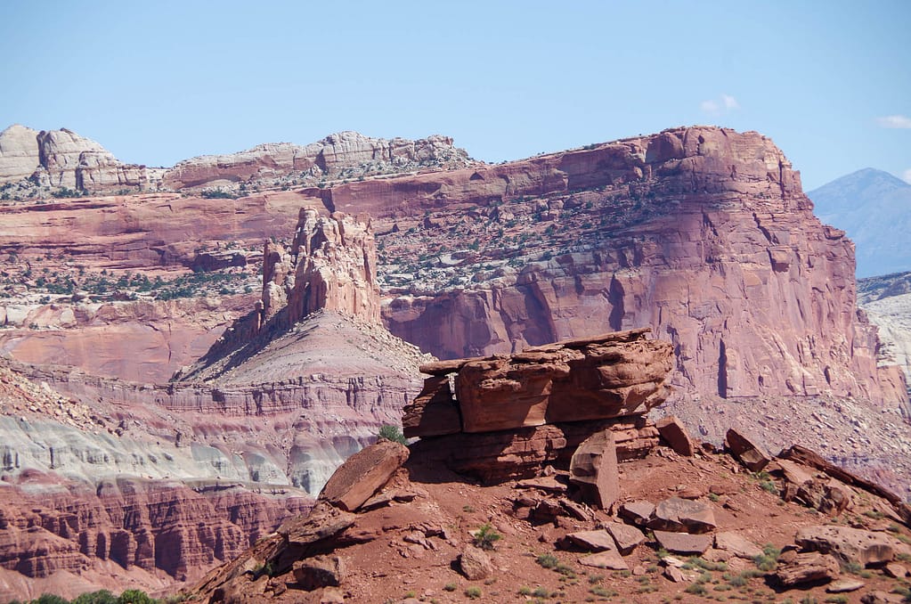 rock outcroppings