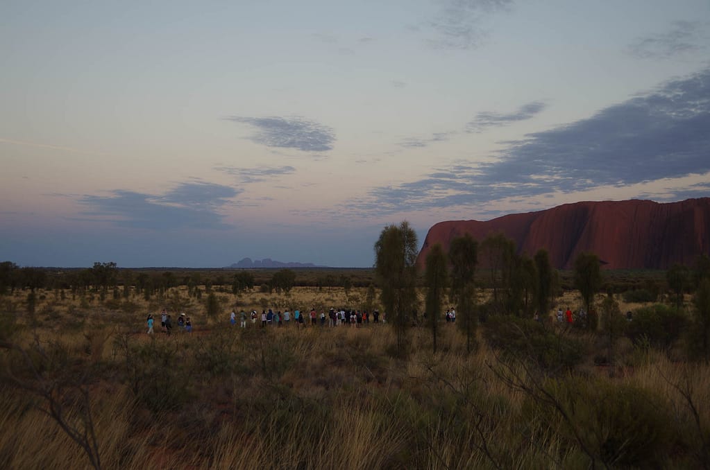Uluru and Kata Tjuta at sunrise