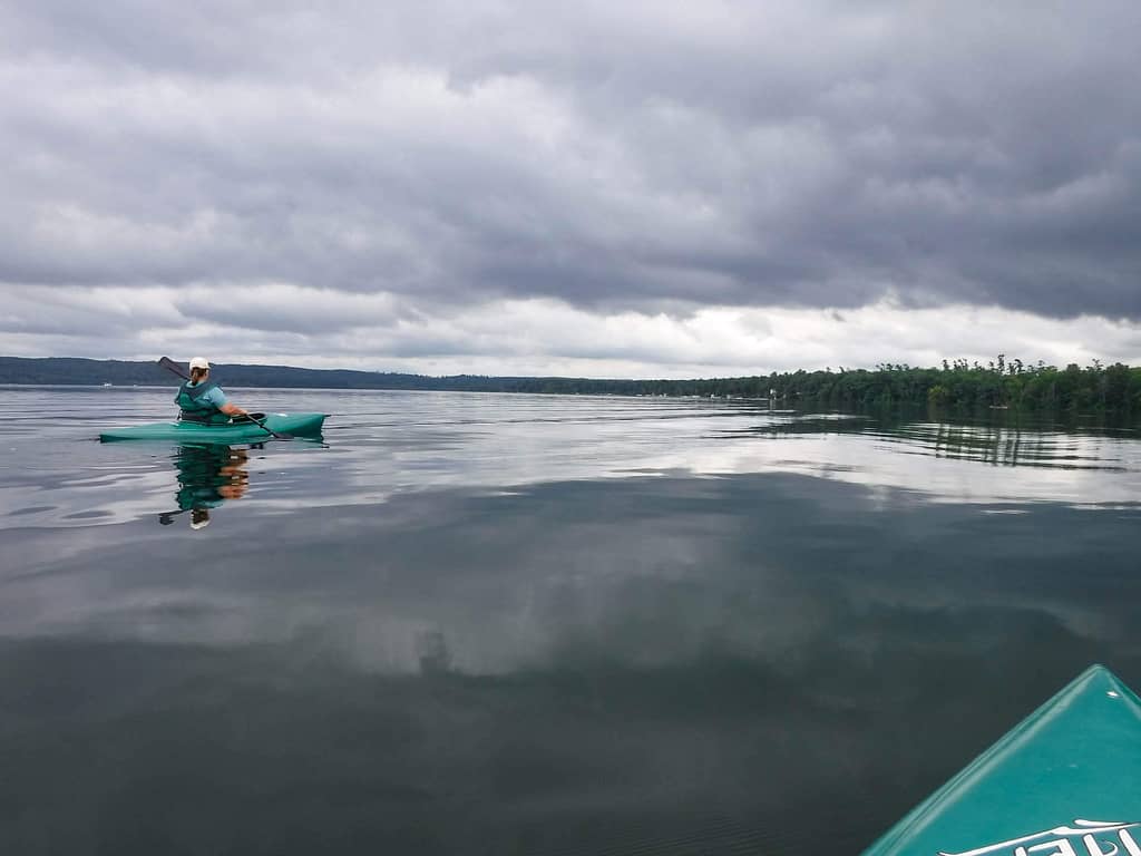 kayak on Duck Lake