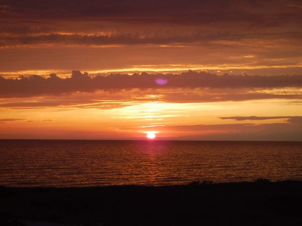 orange sunset