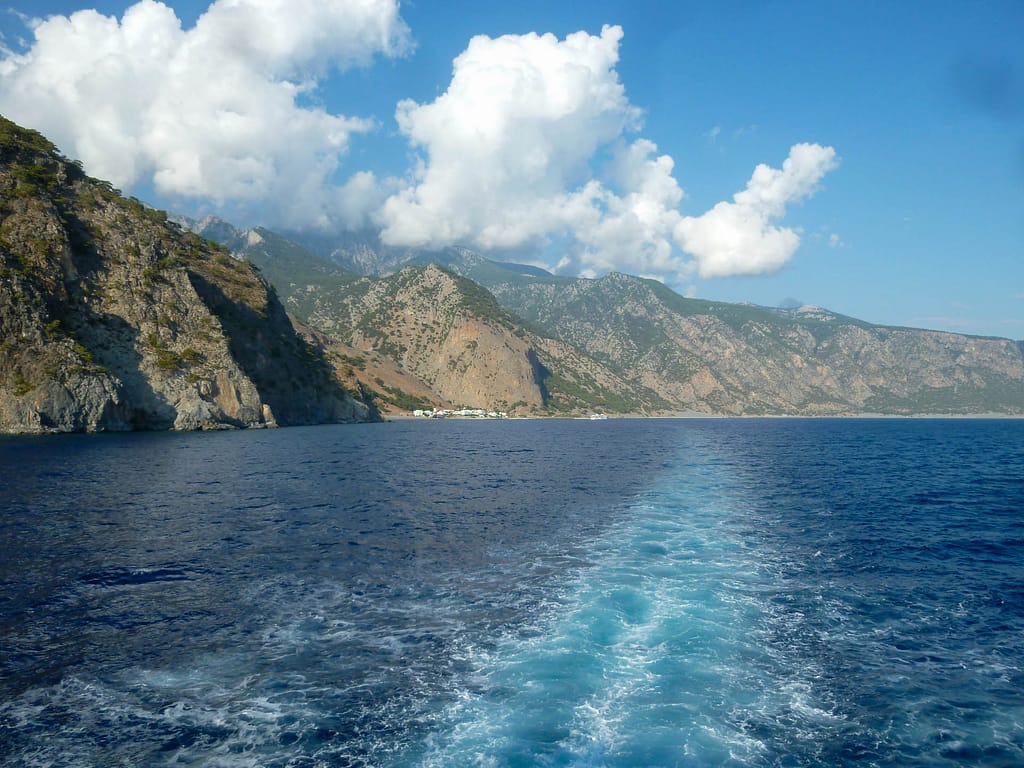 amazing blue water