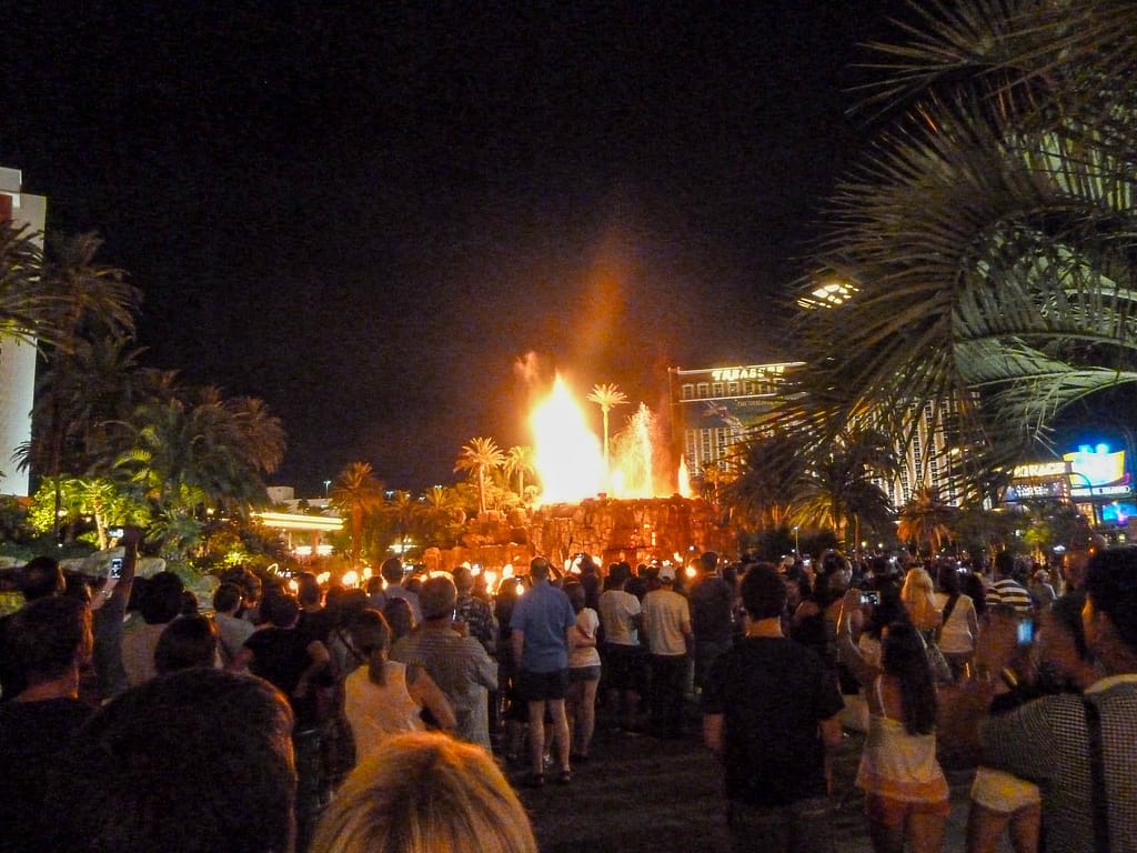 volcano at The Mirage