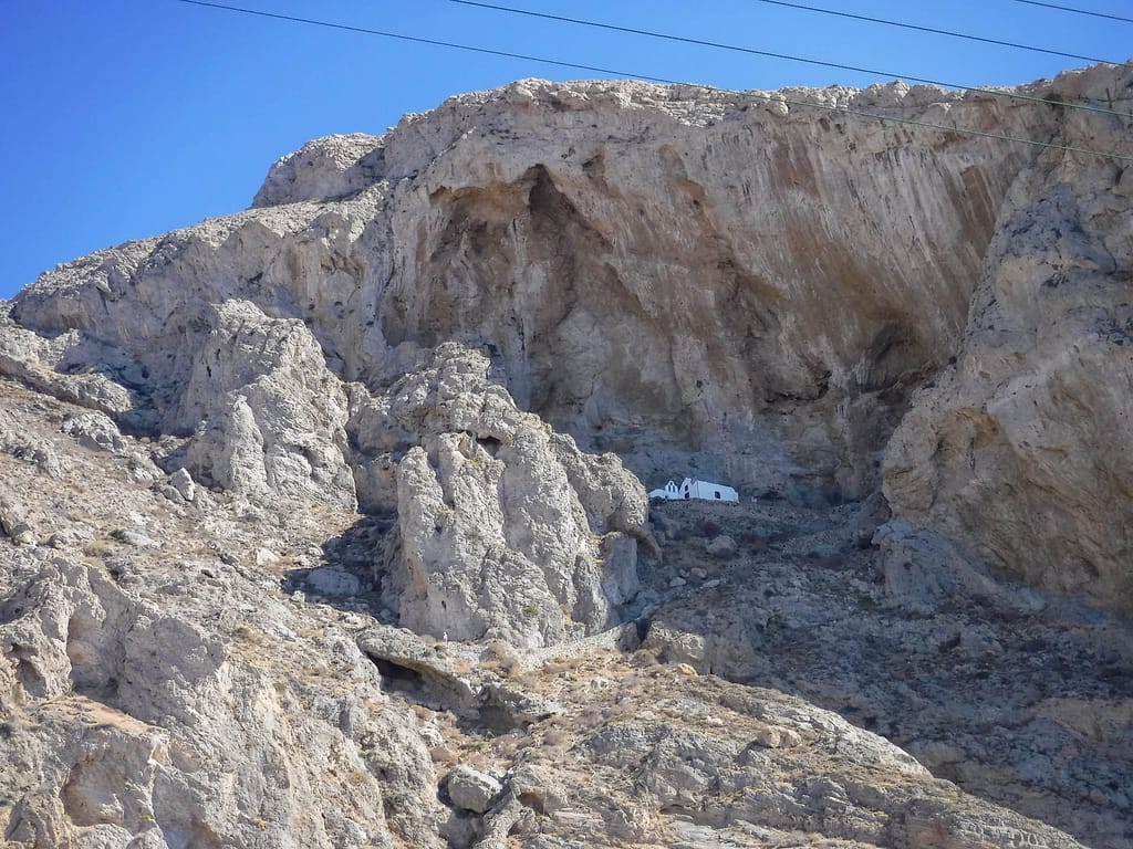 view of chapel from trail