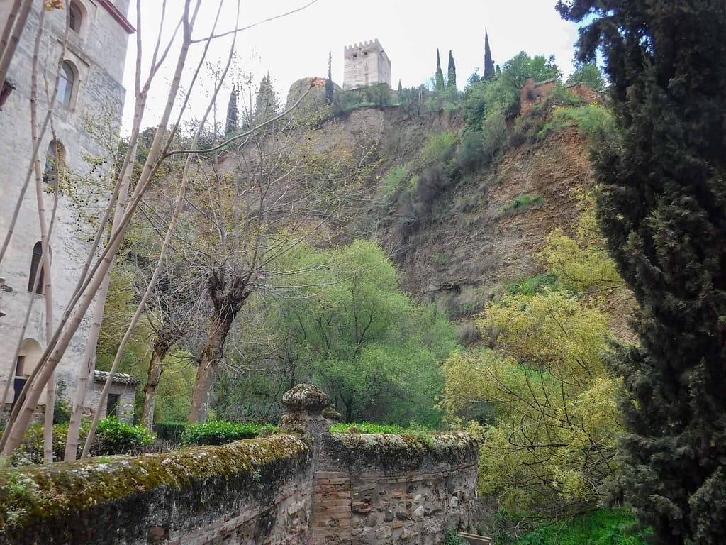 view up to Alhambra