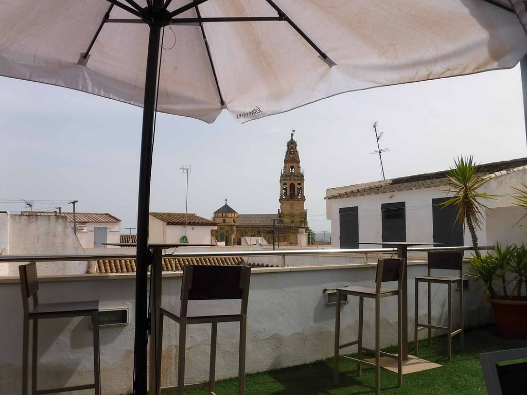 view of Mezquita from roof terrace