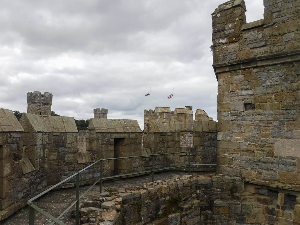 Caernarfon Castle wall