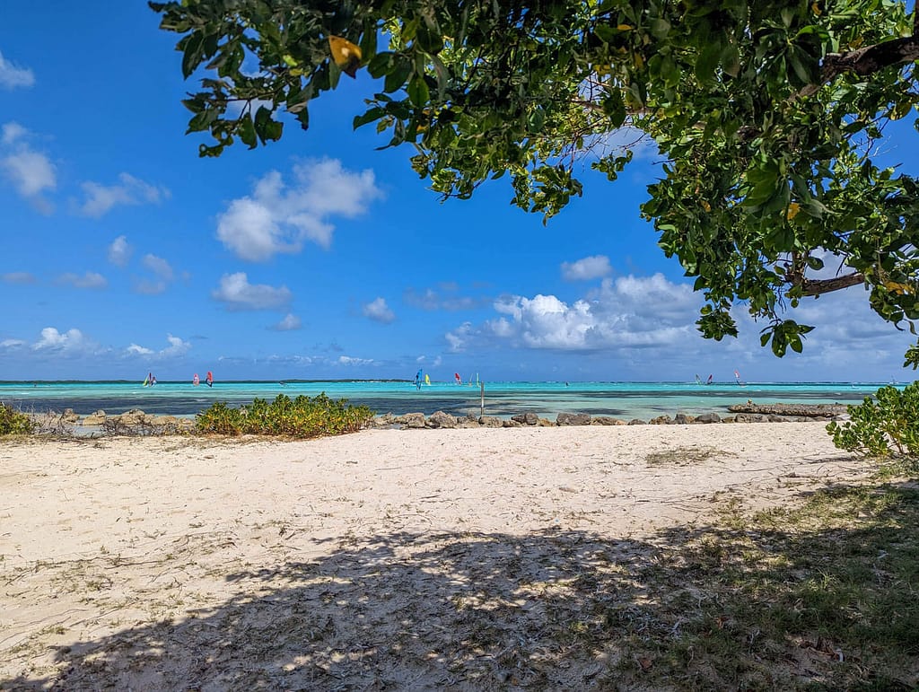 view from near fishing huts
