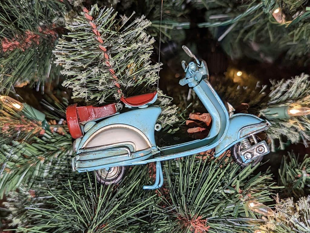 scooter ornament