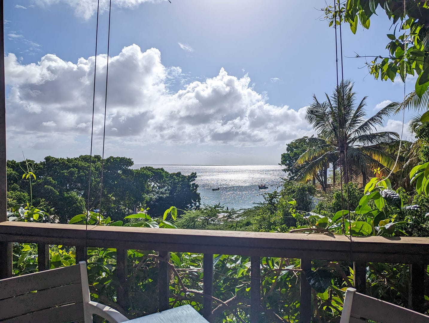 view from Sol Food