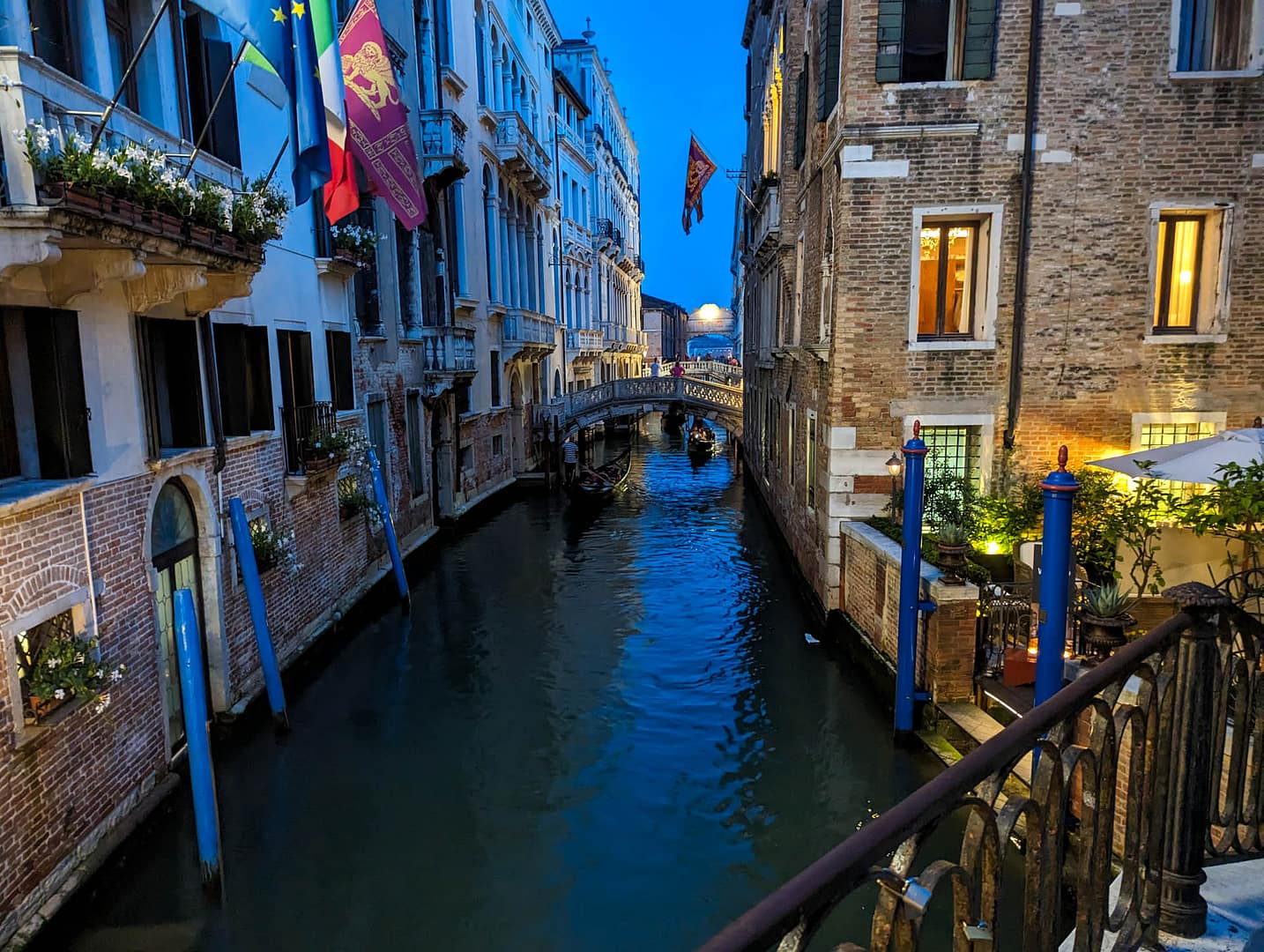 canal at evening
