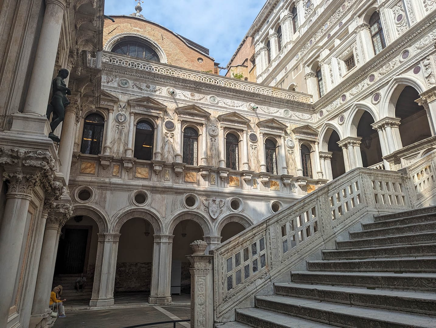 stairway and arches