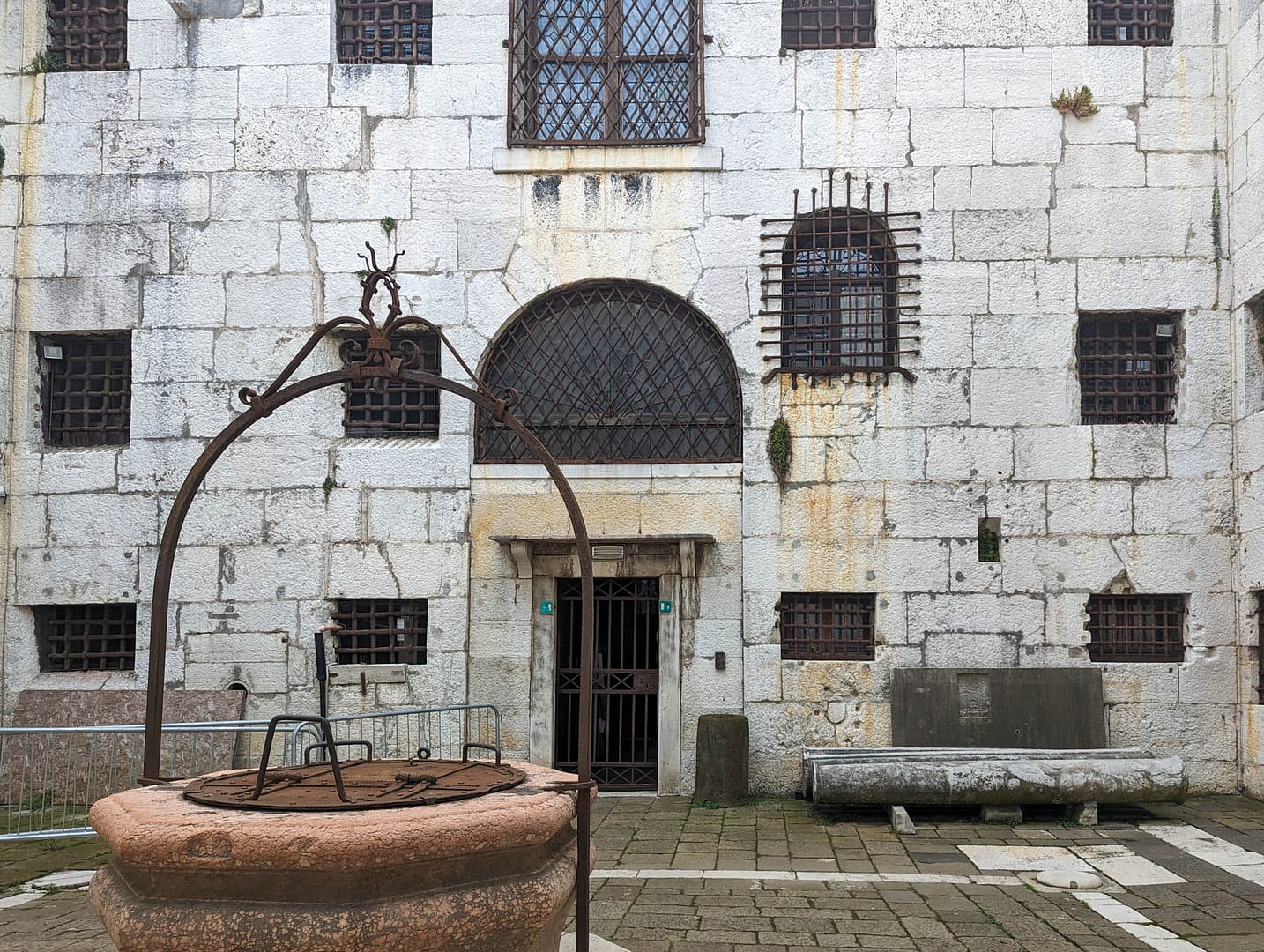 prison courtyard