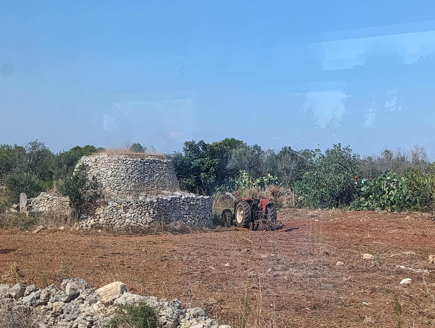 round stone building
