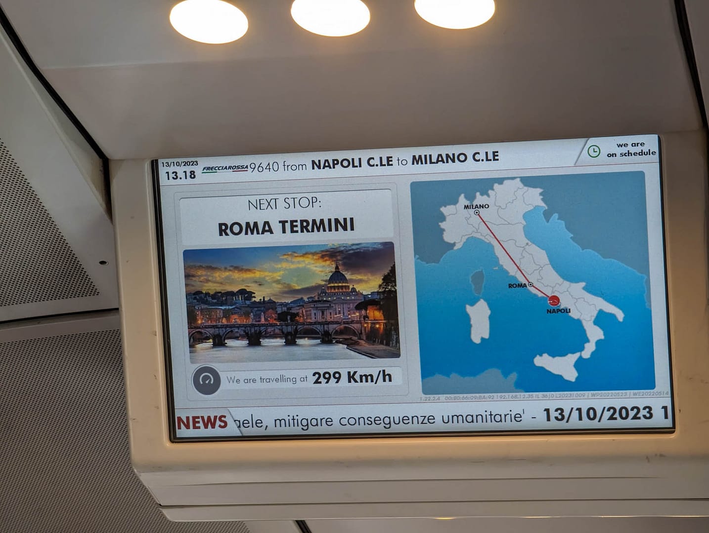 sign in train