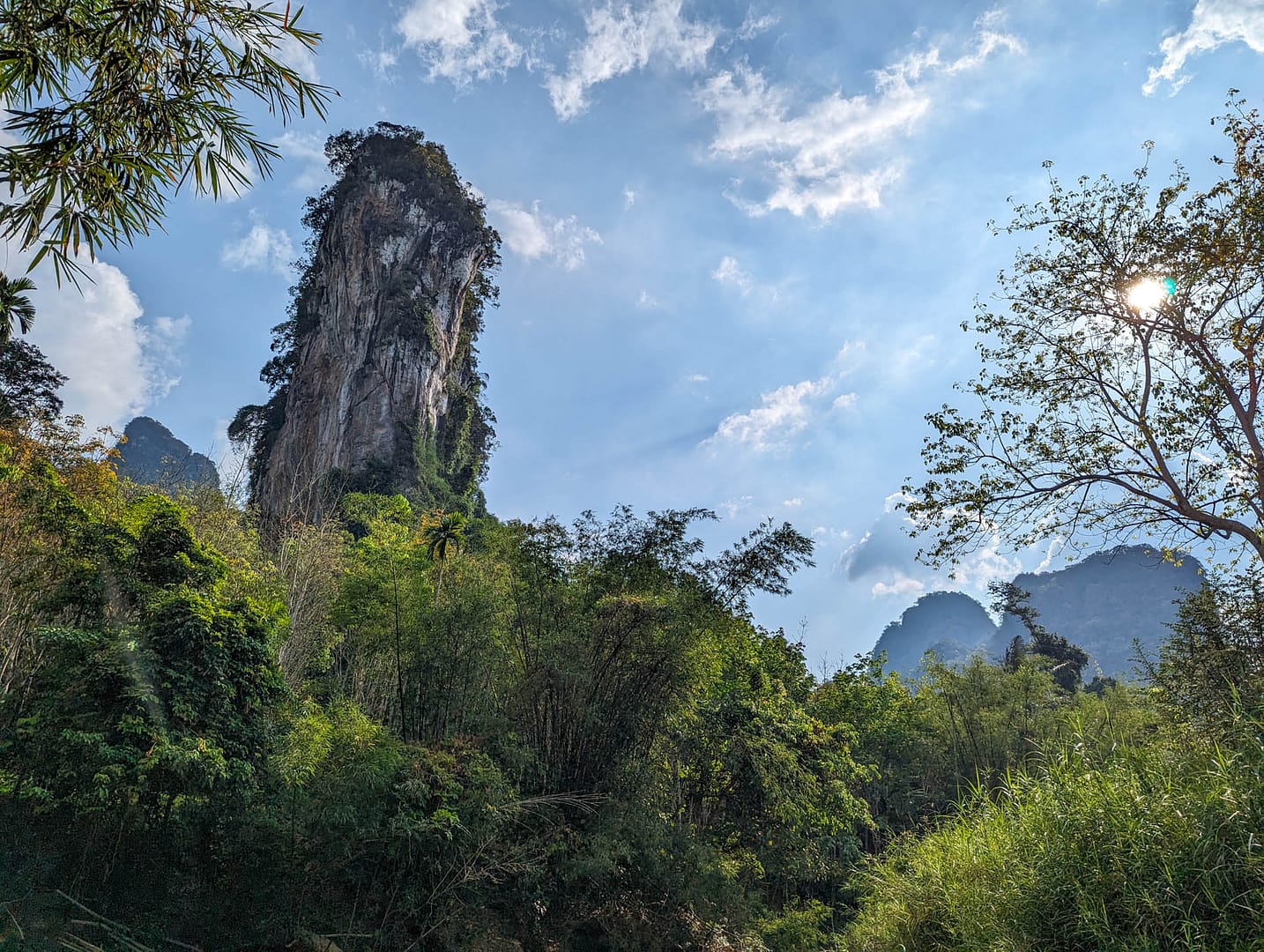 upright rock