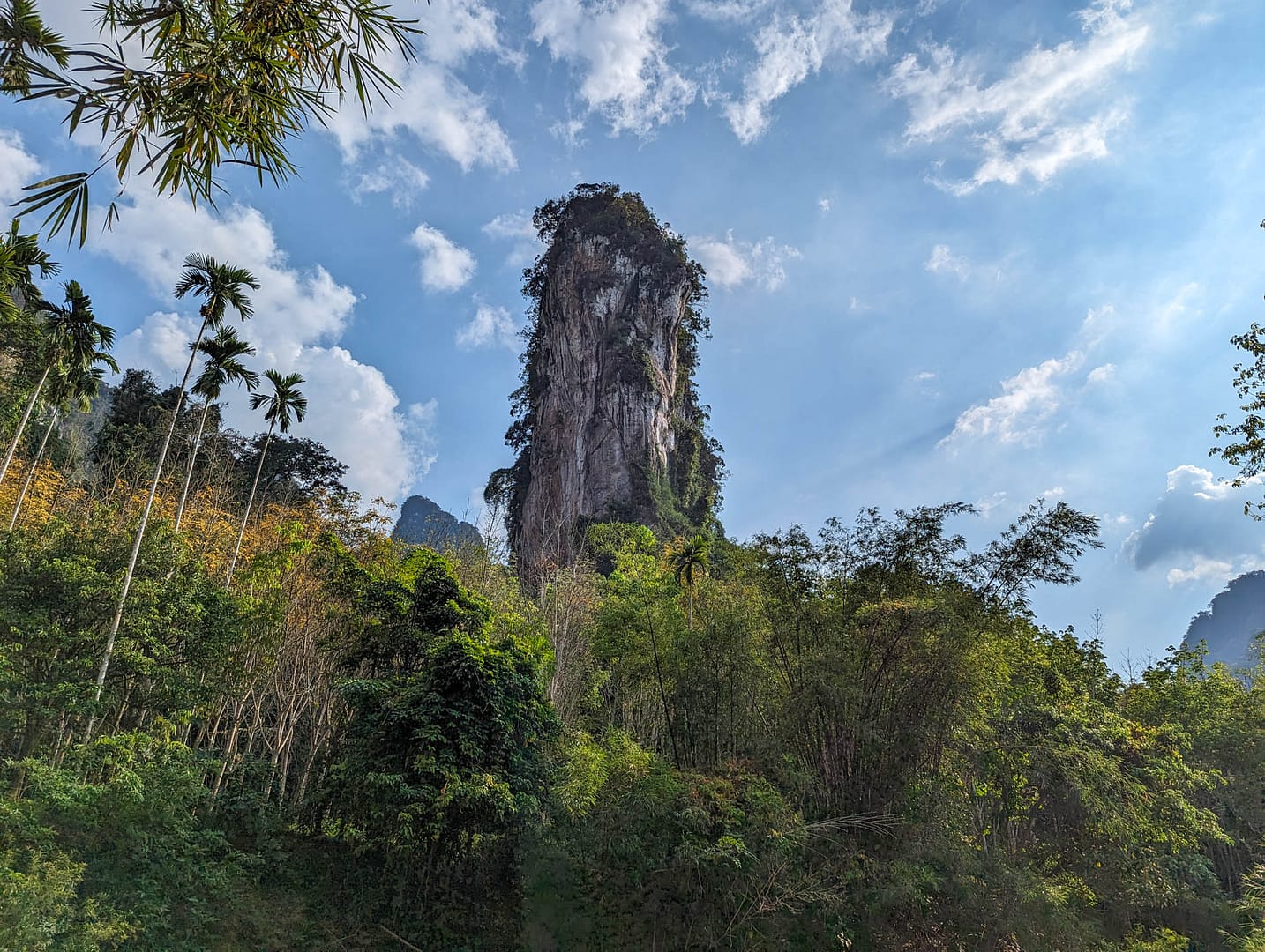 upright rock