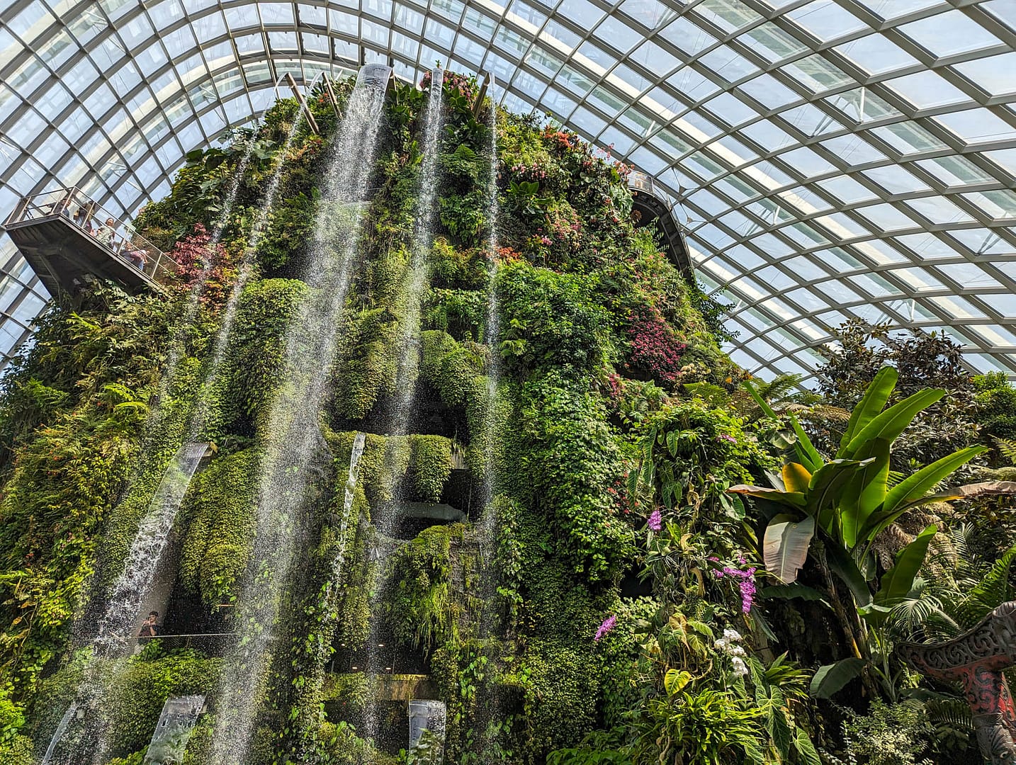 indoor waterfall