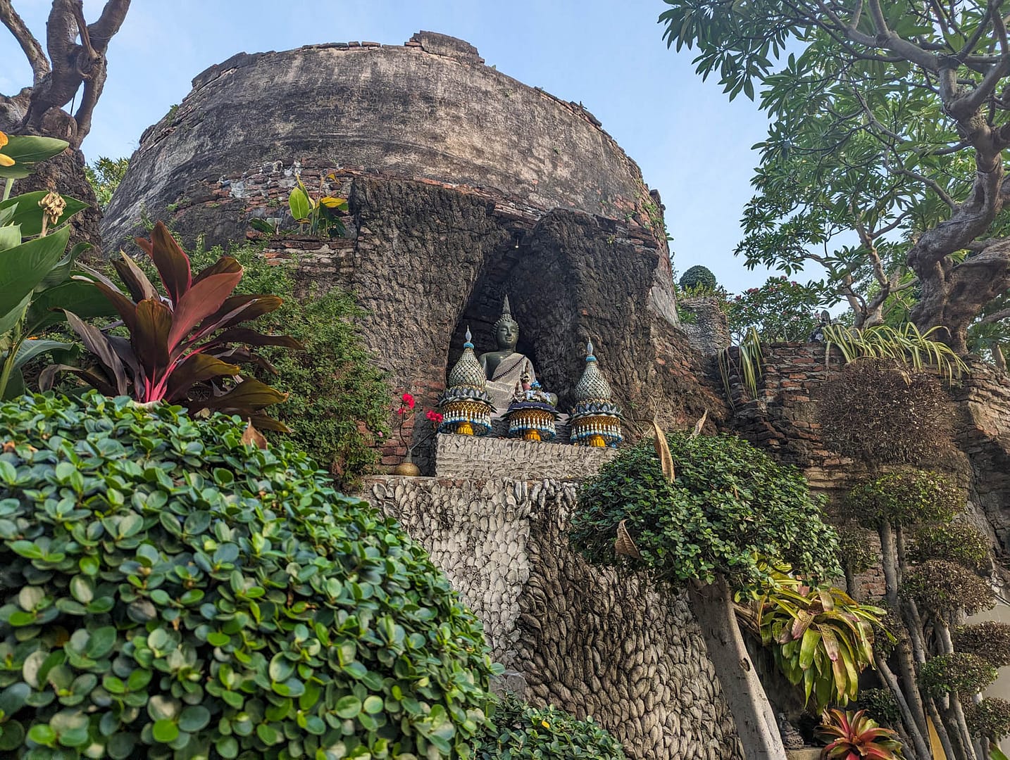 buddha in niche