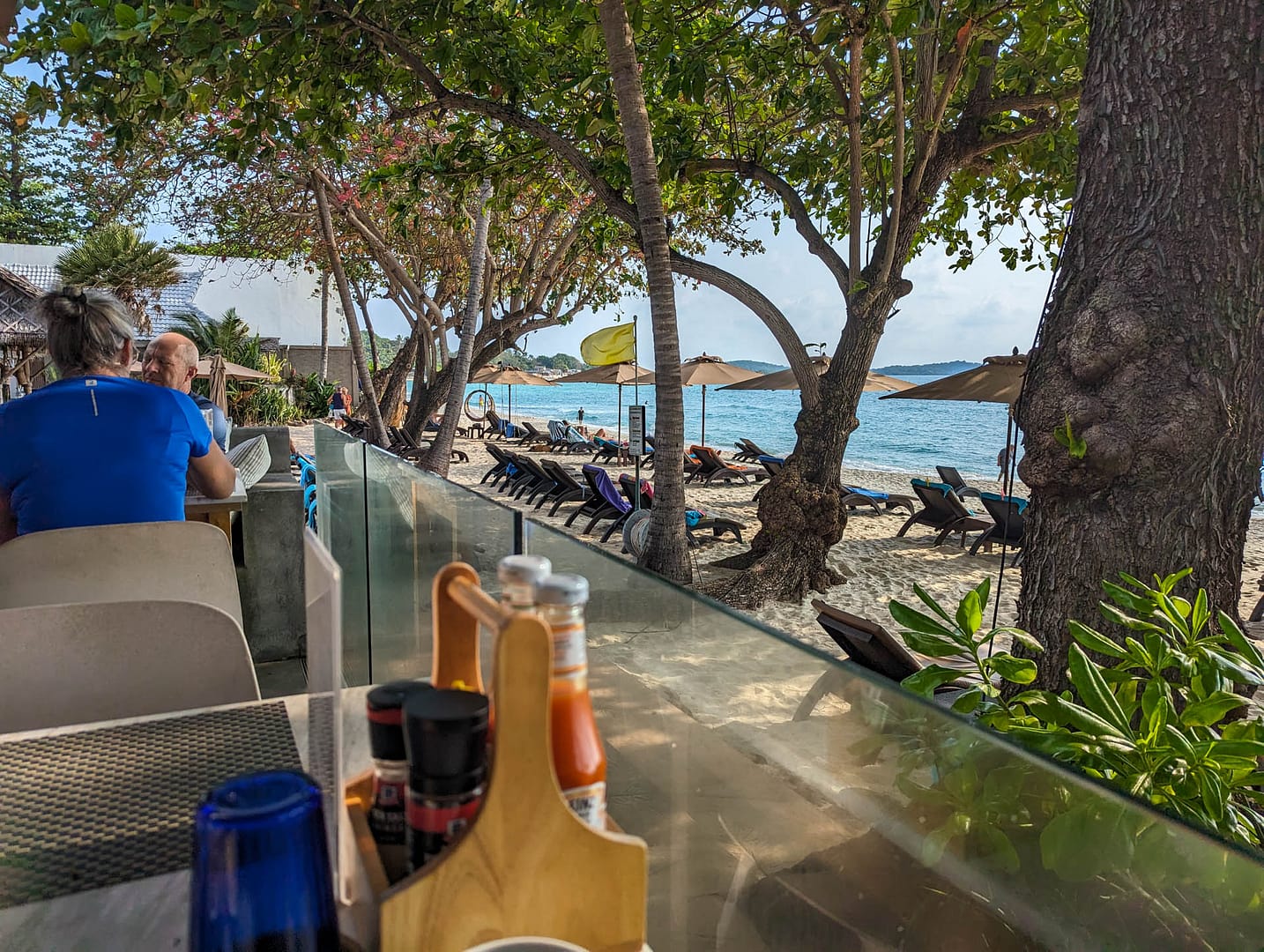 view from restaurant