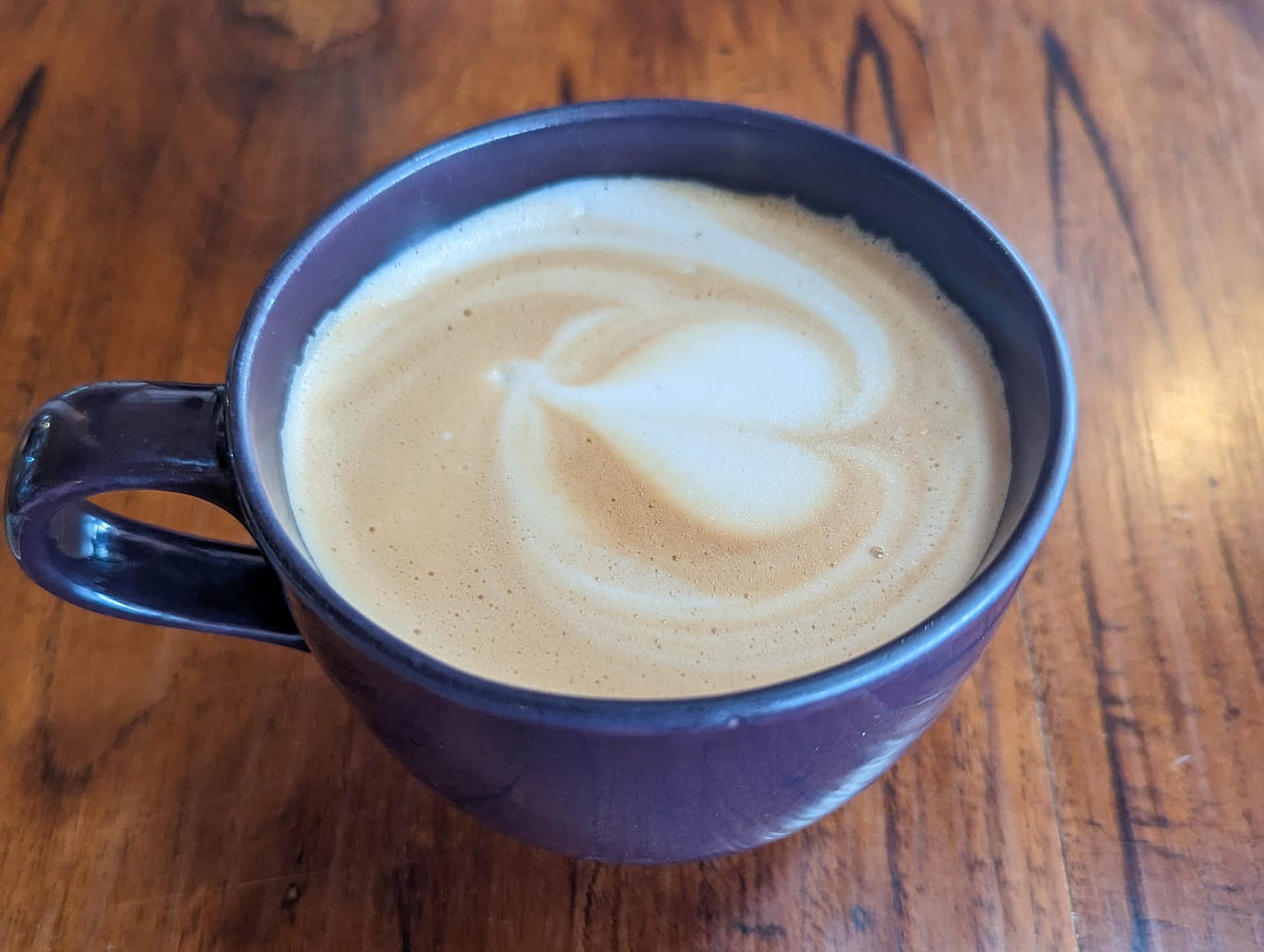 latte with heart