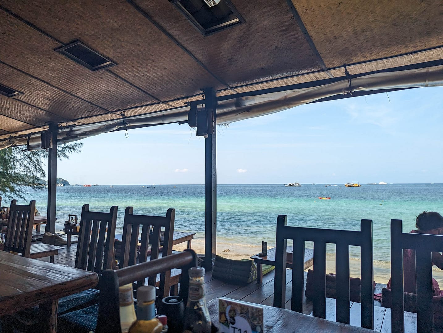 view from restaurant