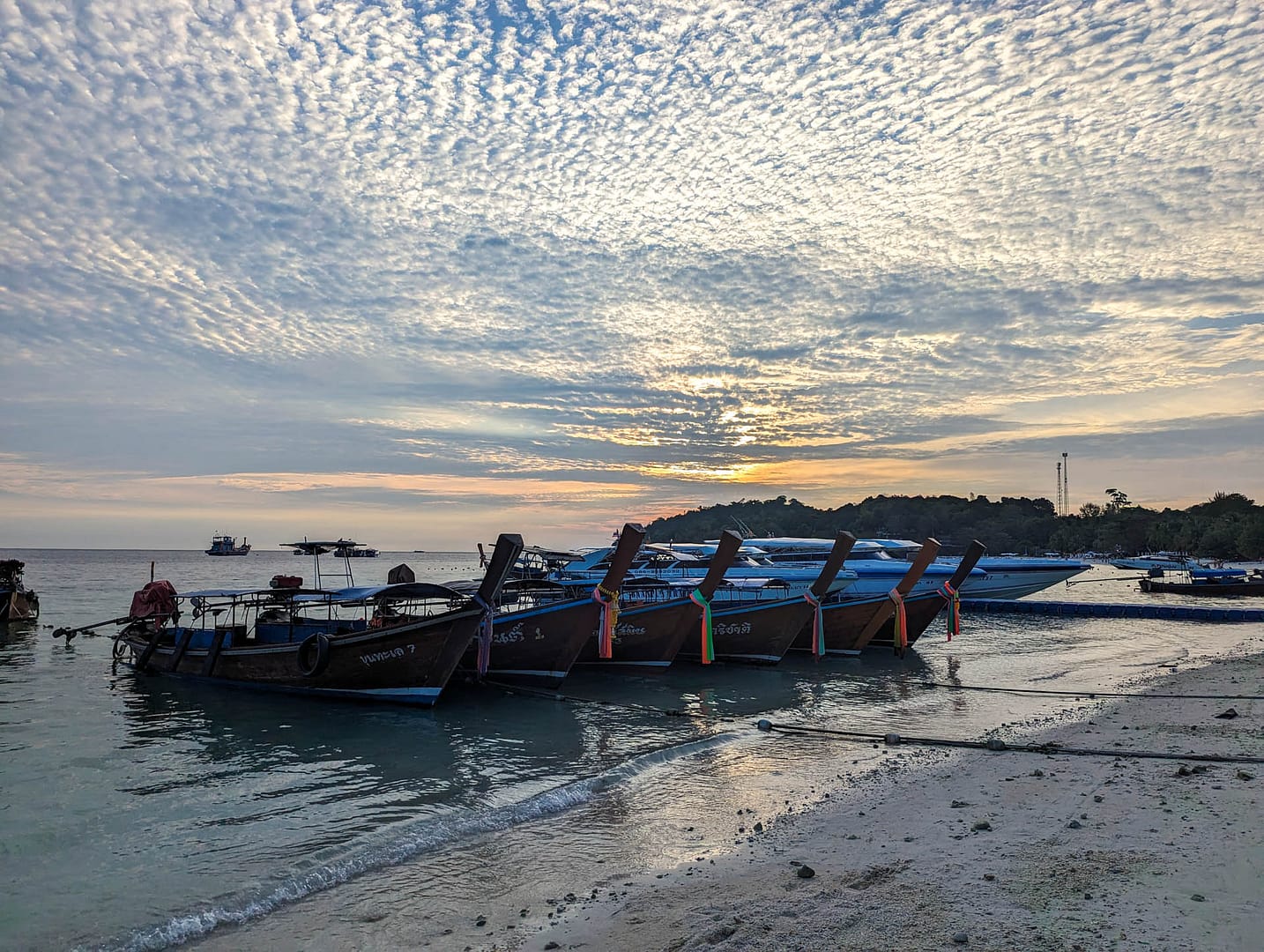 sunset at beach
