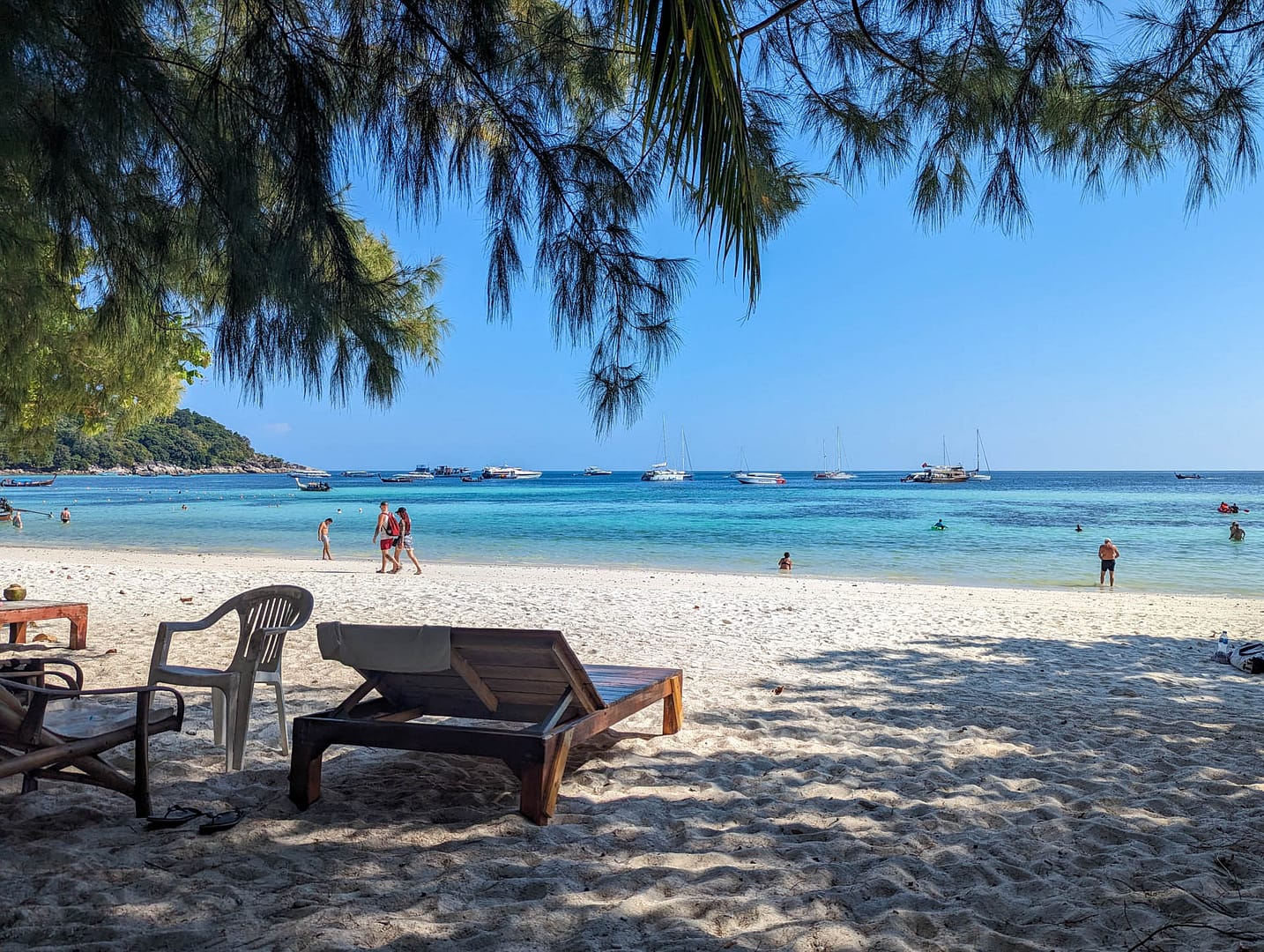 view from beach