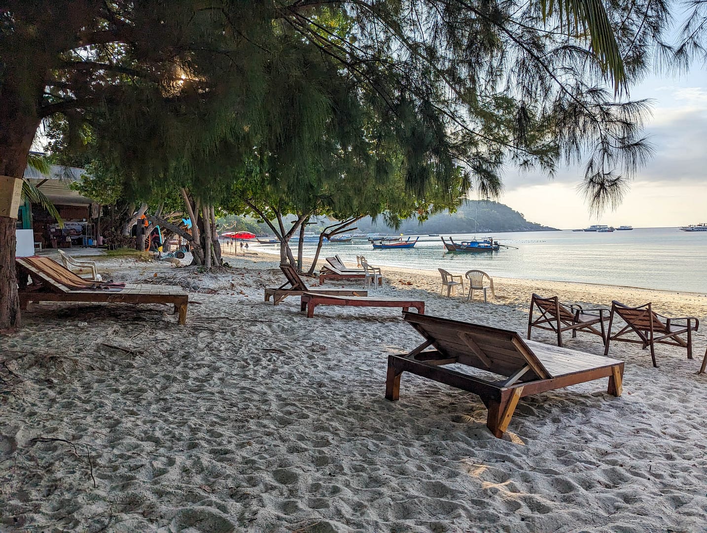 view from beach