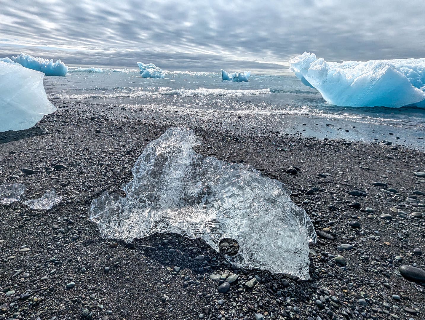 iceberg on beach