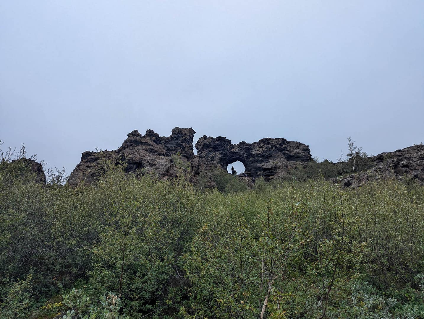 rock with hole in it