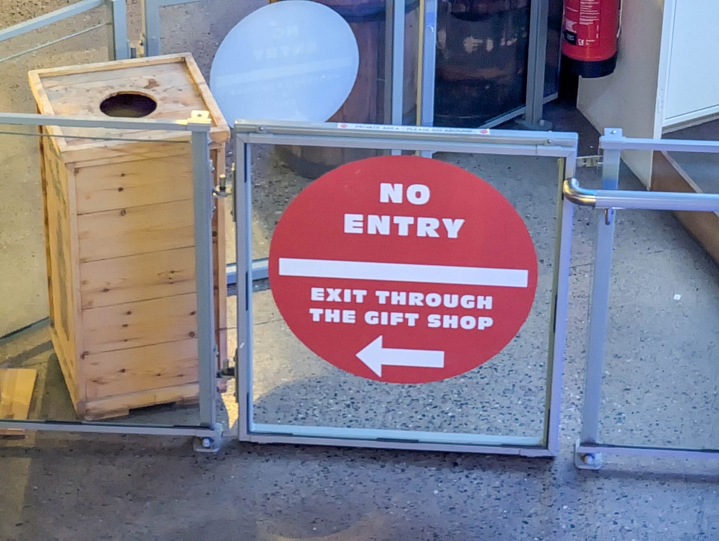 exit sign