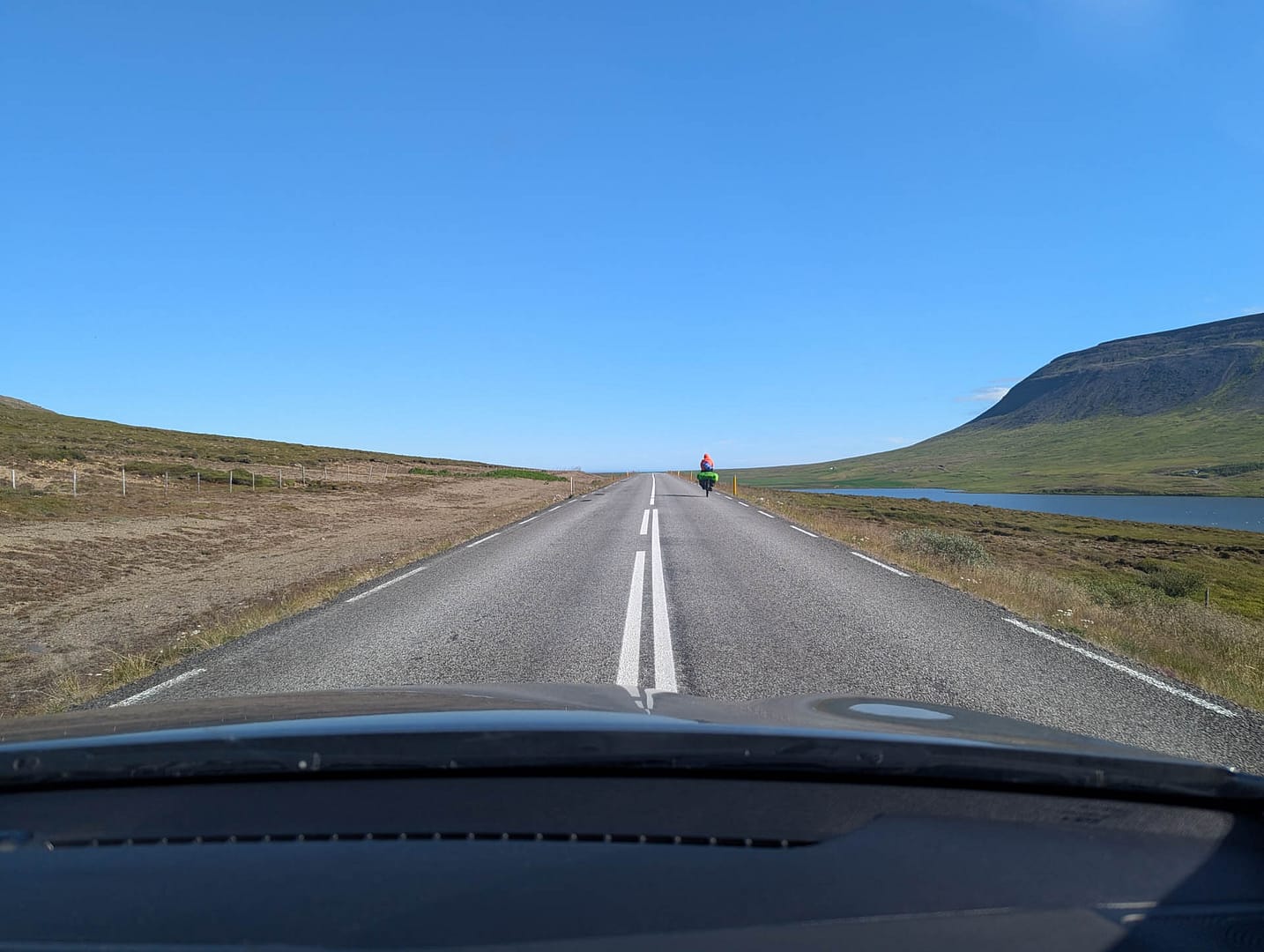 cyclist on road