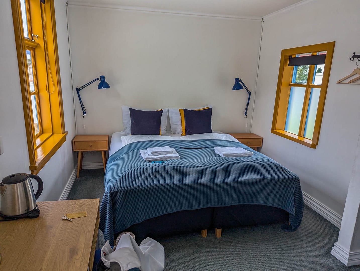 bed in room