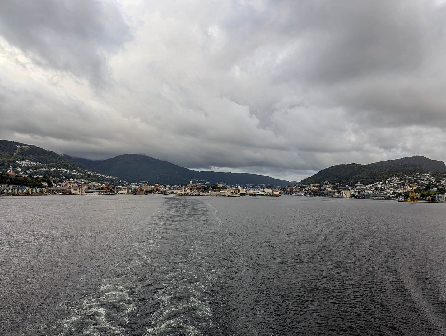 Bergen from ship
