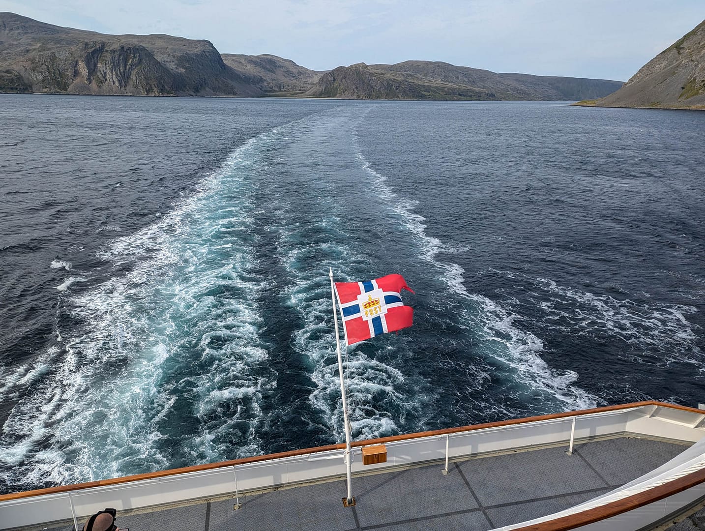 flag on boat